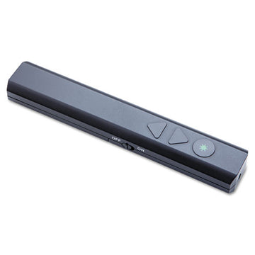 Quartet® Brilliant Green Laser Pointer And Wireless Remote, Class 3a, 32 Ft Range, Black freeshipping - TVN Wholesale